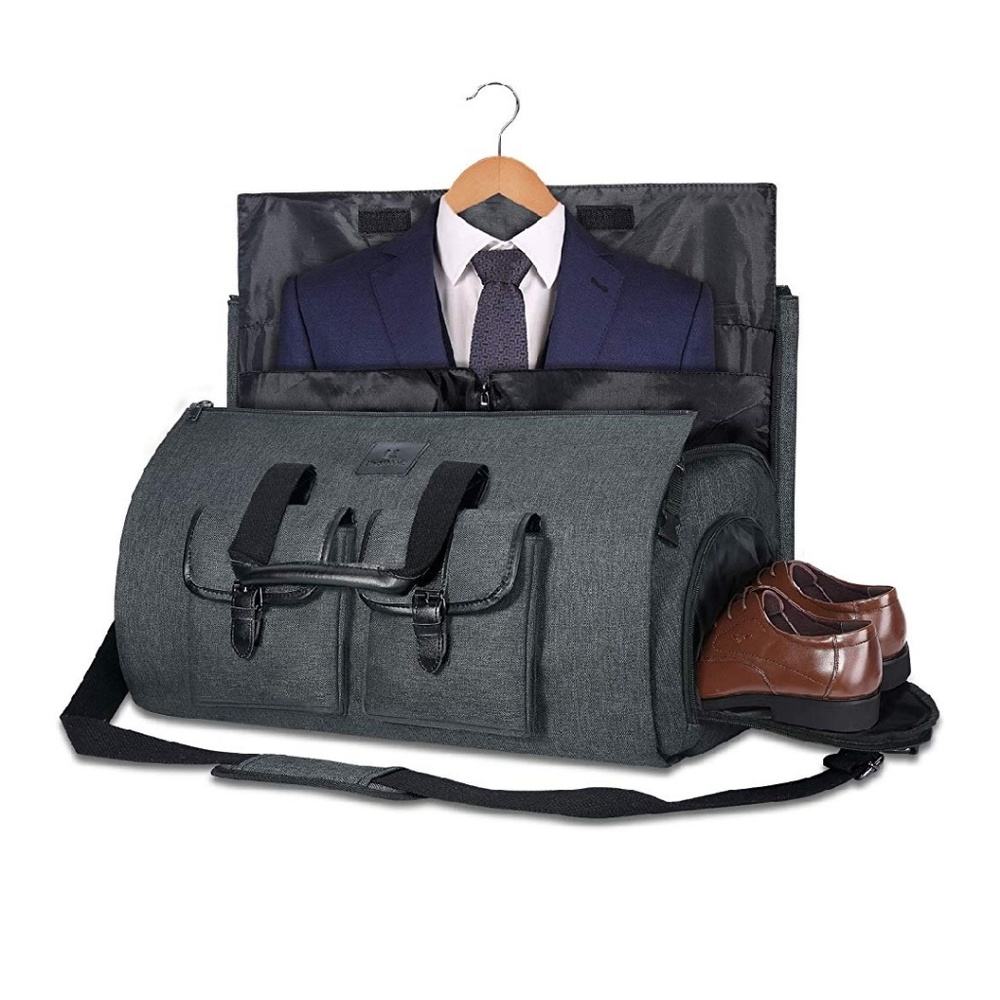 A carry-on garment/duffel/ travel suit bag